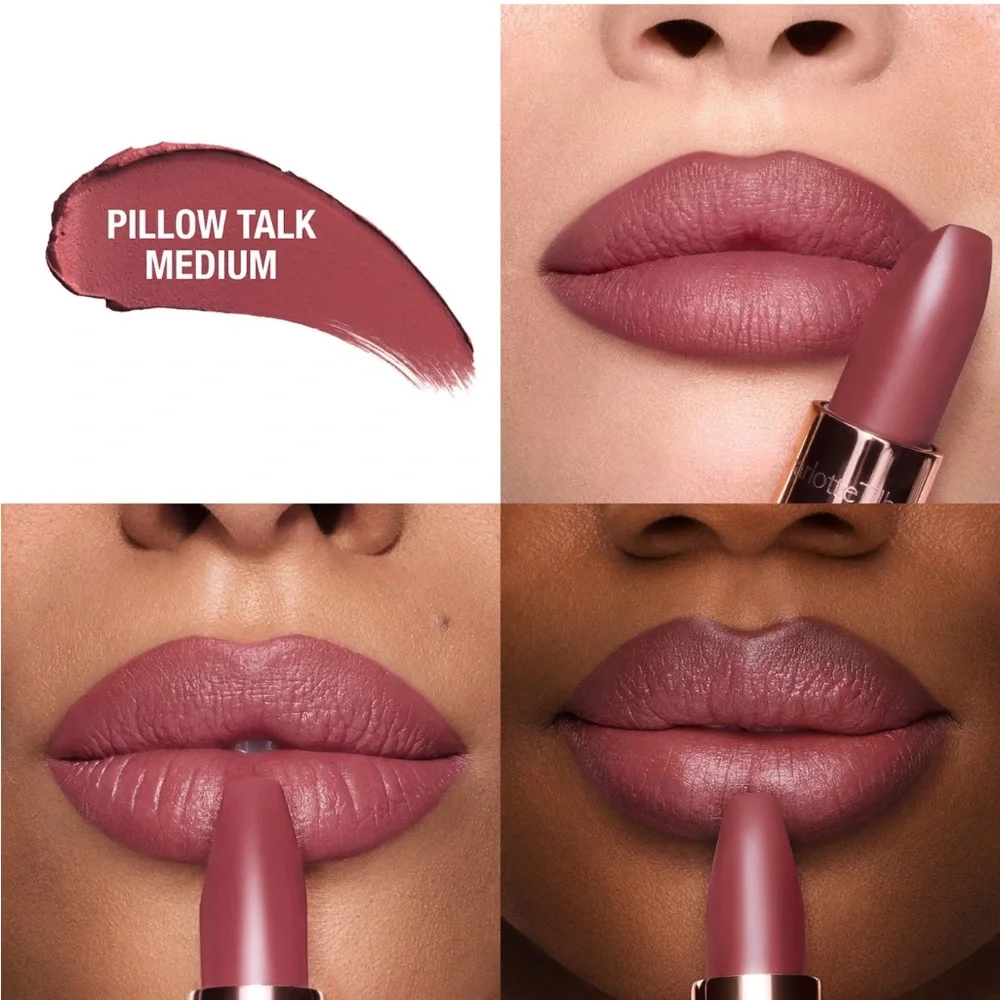 4/$30 Bundle💫Charlotte Tilbury Matte Revolution Lipstick Pillow Talk Medium Mini